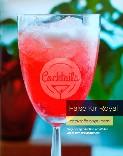 False Kir Royal - Non alcoholic Cocktail