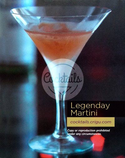 Legendary Martini cocktail with Vodka