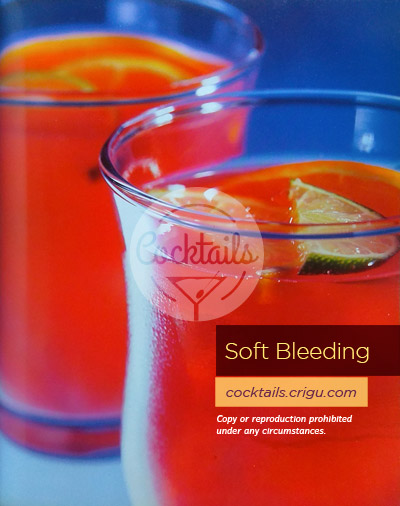 Soft Bleeding non alcoholic cocktail